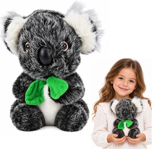 Plush Koala with a Green Scarf 22 cm