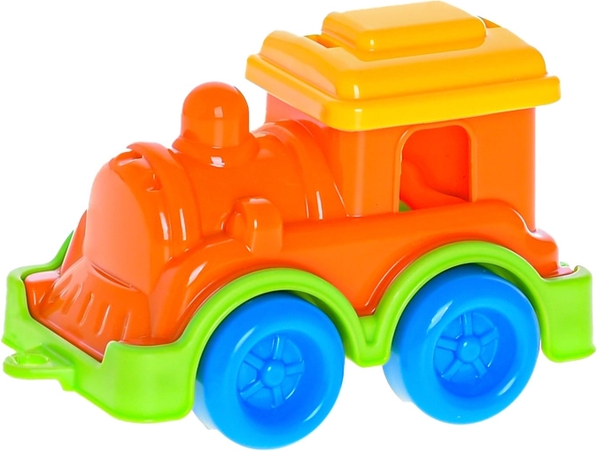 Plastmasas vilcieniņš 10 cm ar brīvgaitu
