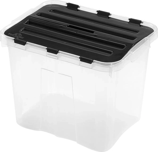 Plastmasas uzglabāšanas kaste ar vāku HEIDRUN Classic 24 l