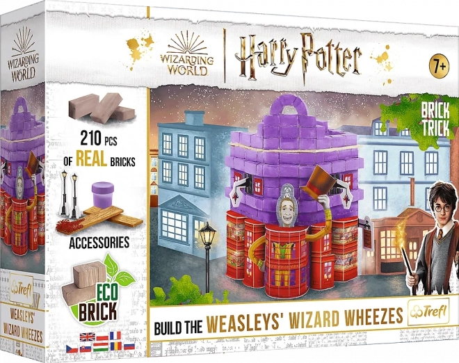 Konstruktors Brick Trick Harry Potter: Vīzliju burvju joku veikals (210 detaļas)
