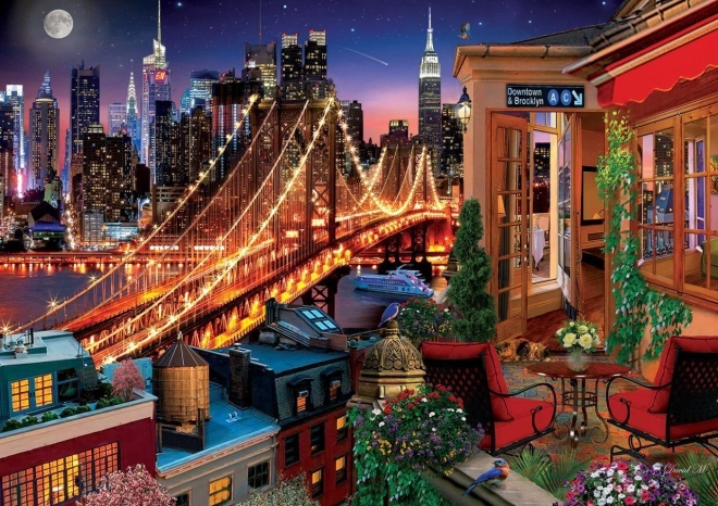 Puzzle ART PUZZLE Brooklyn from the Terrace 1500 pieces