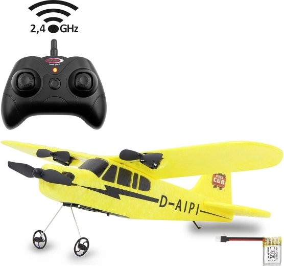 RC lidmašīna Jamara Piper J3-Cub 2,4 GHz ar žiroskopu