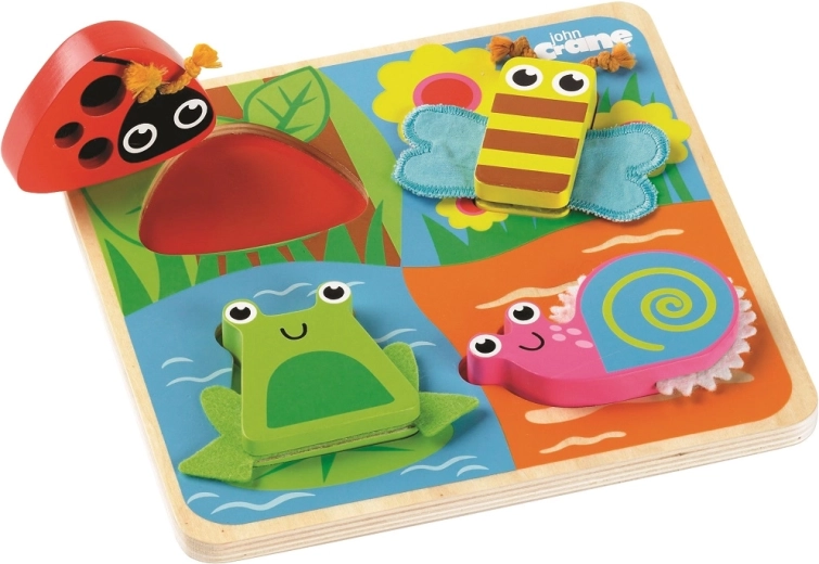 Tidlo sensory wooden inset puzzle – meadow
