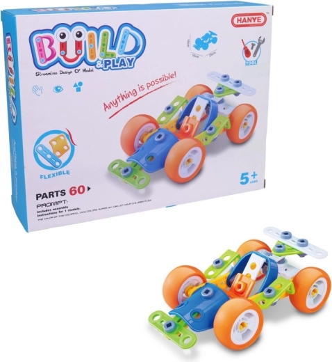 Malý Mechanik Junior Formula Building Set, 60 Pieces