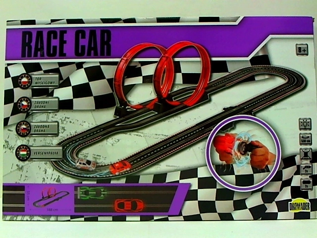 Autotrase Race Car ar manuālo piedziņu, 530 cm