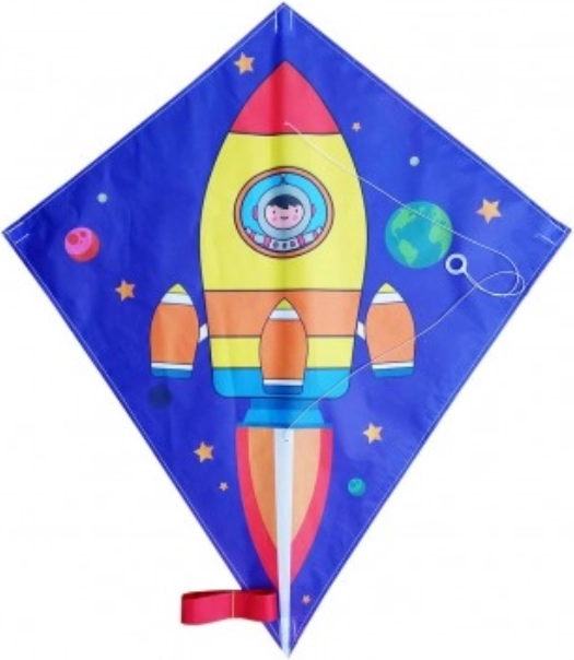 Lidojošais pūķis Kosmiskā raķete 70x60 cm