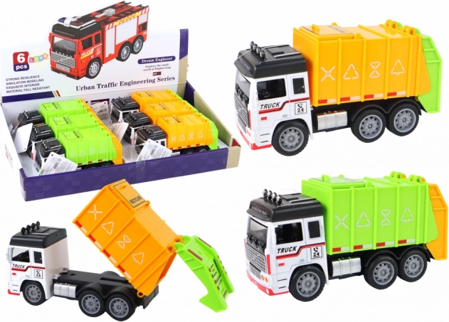 Atkritumu vedējs ar piekabi