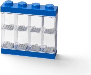 LEGO kolekcionāru vitrīna 8 minifigūriņām, zila