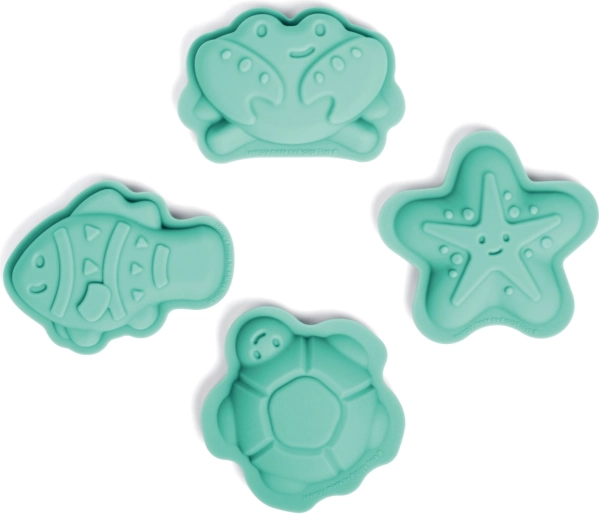 Bigjigs Toys silikona smilšu veidnītes dzīvnieku formās