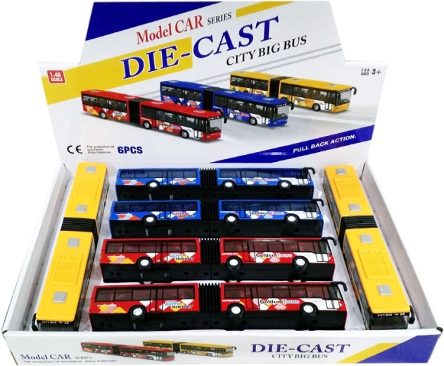 Metāla autobusa modelis