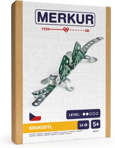 Merkur mini zoo – krokodils, 34 detaļas