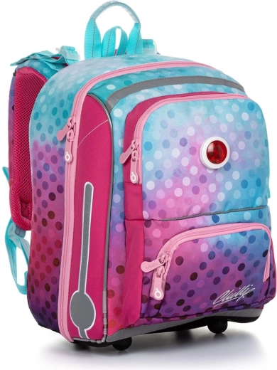 Polka-dot school satchel Topgal BEBE