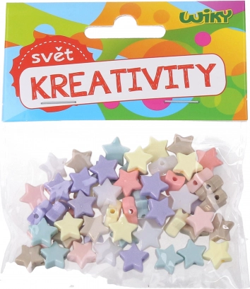 Krāsainas pērlītes Zvaigznītes 15 g