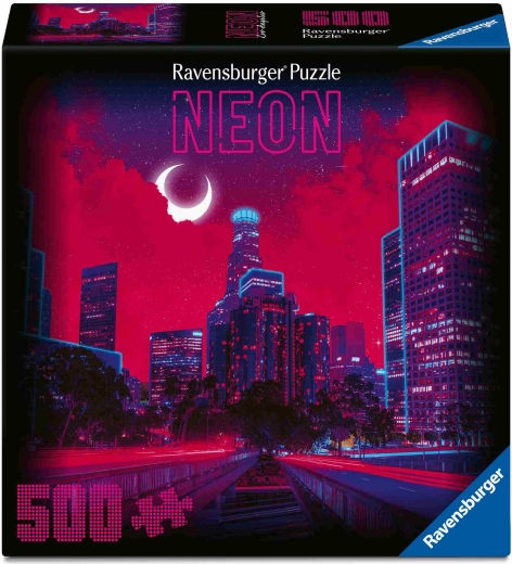 Ravensburger neona kolekcija Lasvegasa – puzle 500 gabaliņi