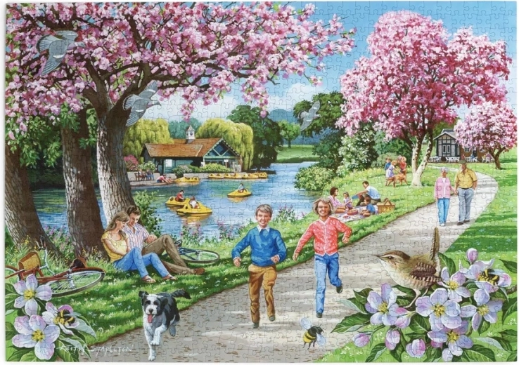 House of Puzzles Puzzle When the Apple Trees Bloom, 1000 Pieces