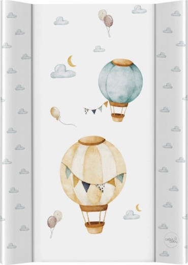 Ceba Baby changing mat with a rigid board Basic Balloons 50 × 70 cm