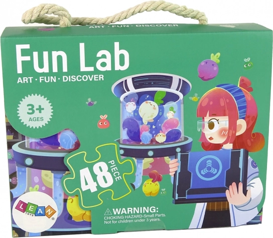 Bērnu puzle “Laboratorija” – 48 gabaliņi