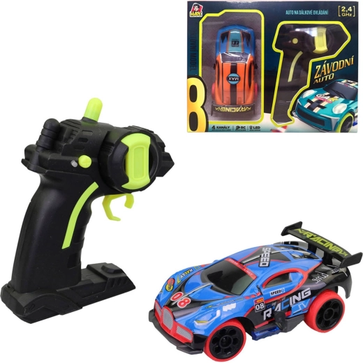 RC Remote-Controlled Racing Formula Car, 2.4 GHz, with LED Light