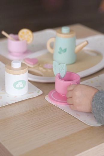 Wooden Tea Set Teatime