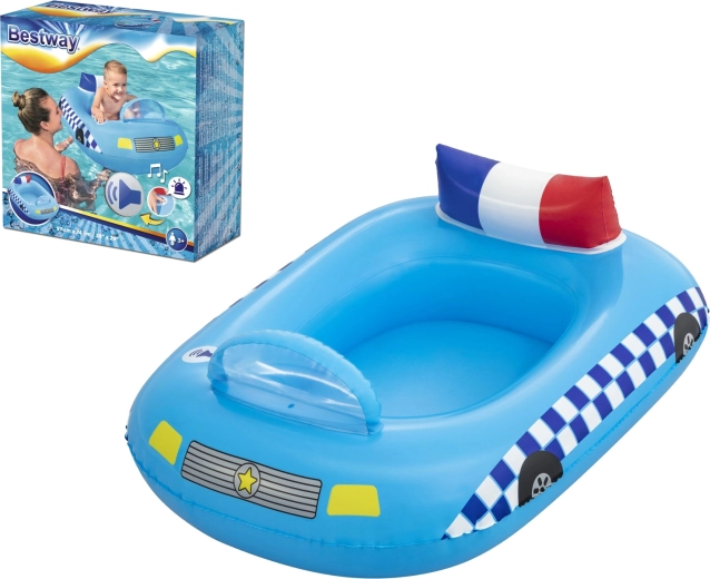 Inflatable Children's Boat Police Car