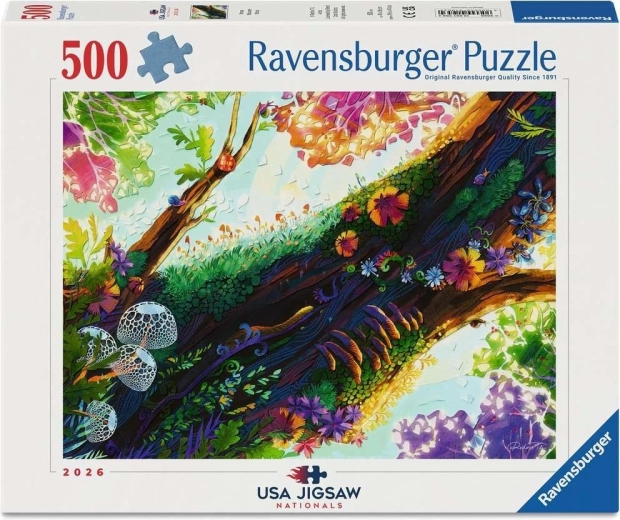 Ravensburger Puzzle USA Jigsaw Nationals: Mossy Forest 500 Pieces