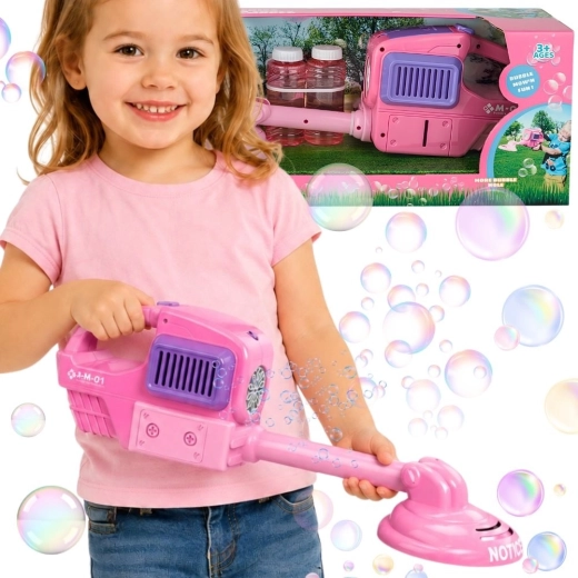 Woopie Pink Handheld Bubble Mower
