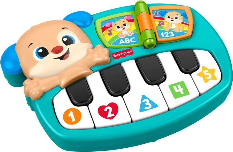 Fisher-Price izglītojošās klavierītes Gudrīša sunītim “Mācies un smejies!”