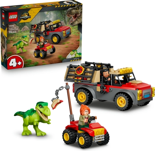 LEGO Jurassic World kravas auto tiranozaura mazuļa pārvadāšanai