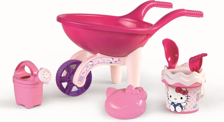 Androni Large Hello Kitty Wheelbarrow with Sand Set