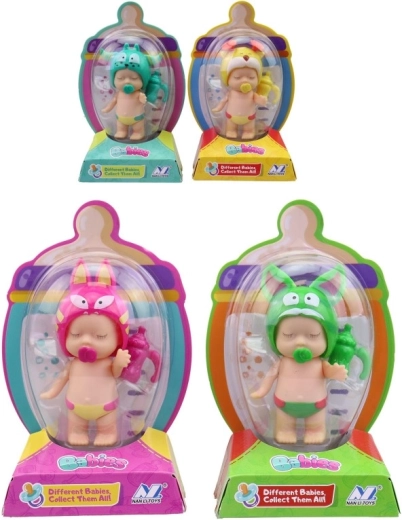 Mini lelle 9 cm – mīļa kolekcionējama rotaļlieta bērniem