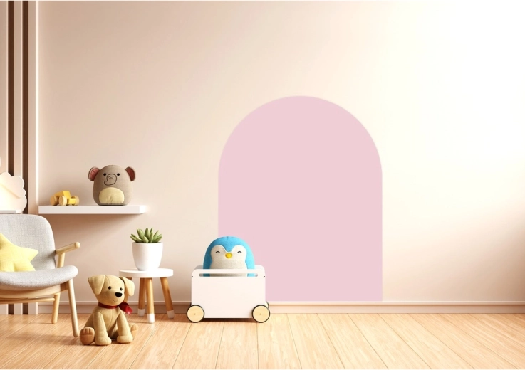 Cleverclixx magnetic wall foil Dream Pink 95 × 75 cm