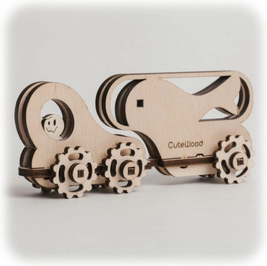 CuteWood koka 3D puzle Zivju rati