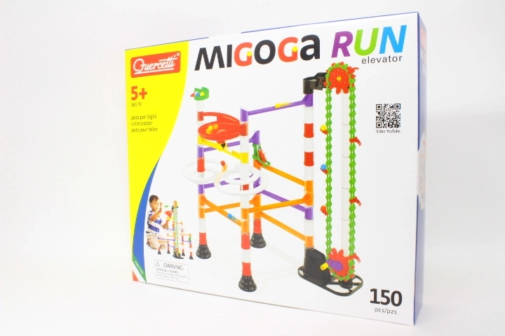 QUERCETTI Migoga Elevator Marble Run 150 Pieces with Lift
