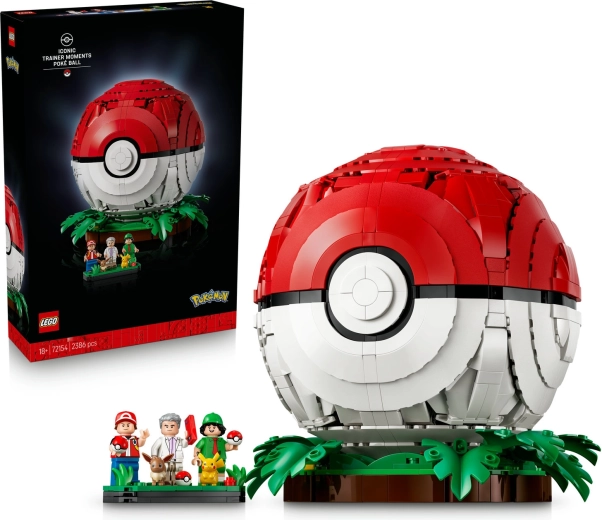 LEGO Pokémon Iconic Poké Ball with Trainers