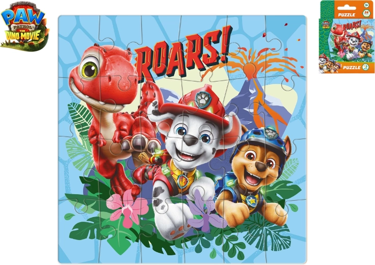 Puzzle Paw Patrol: The Dino Movie 24 pieces 22 × 22 cm