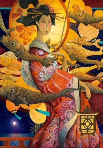 CLEMENTONI Puzzle Koinobori Dance 1500 pieces