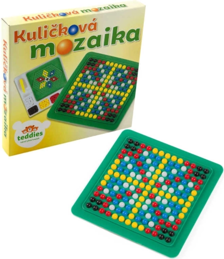 Mosaic with Beads and Tweezers, Small, 250 pcs