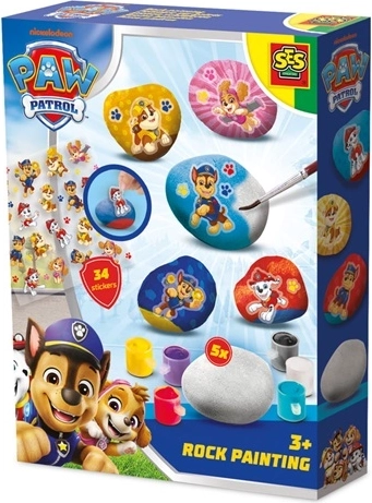 SES Paw Patrol Rock Painting