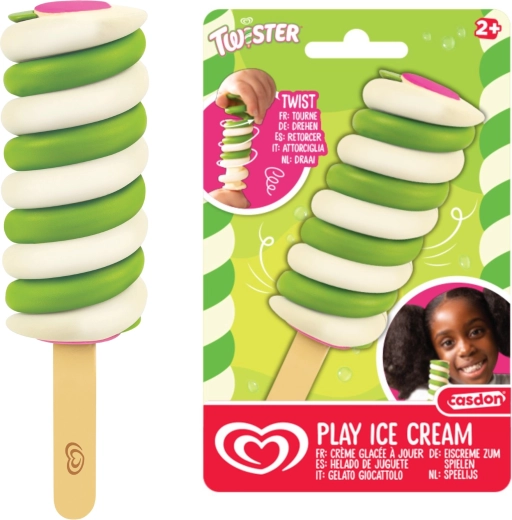 Casdon Algida Twister zaļš saldējuma eskimo uz kociņa – rotaļlieta
