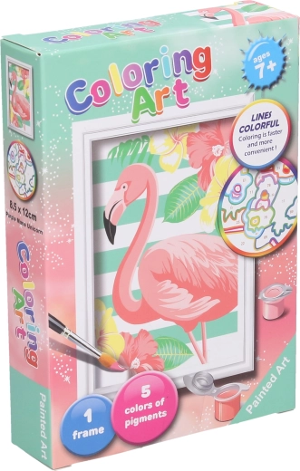 Paint by Numbers Flamingo 13 cm