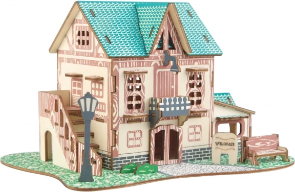 Koka 3D puzle krodziņš WOODCRAFT