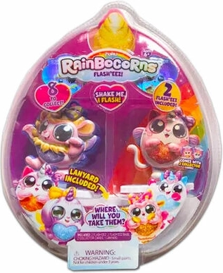 Spīdošas figūriņas RainboCorns Flash ar aukliņu