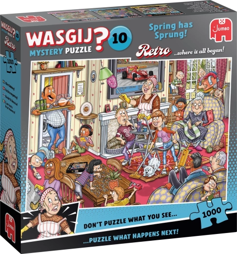 Jumbo Wasgij Retro Mystery 10: Pavasaris ir klāt! 1000 detaļas