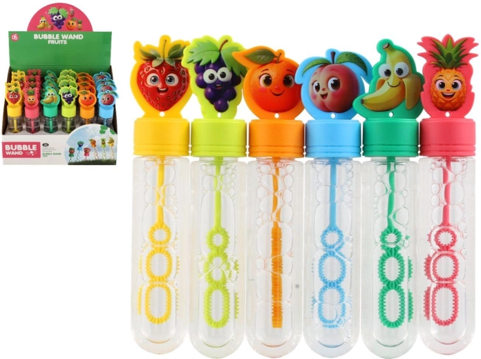 Augļu burbuļu pūtējs 15 cm – 6 veidu mikss, 24 gab. kastītē