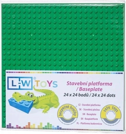 Pamatplāksne 24x24 zaļa L-W Toys