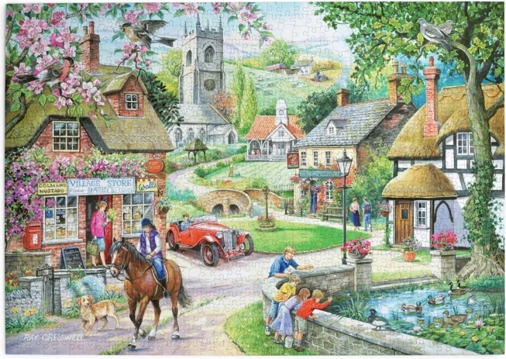 House of Puzzles Feeding the Ducks – 1000-piece puzzle