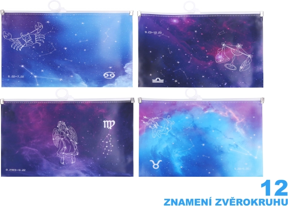 Mape ar rāvējslēdzēju A5 - Zodiaka zīmes