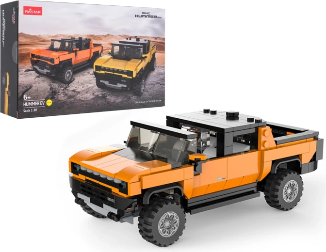 RASTAR Hummer EV Model Building Kit in 1:30 Scale – Orange