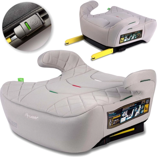 Autokrēsliņa paaugstinājums ISOFIX 22–36 kg NUKIDO Louis i-Size