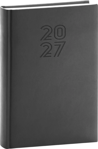 Notique daily diary Aprint 2027 black 15 × 21 cm
